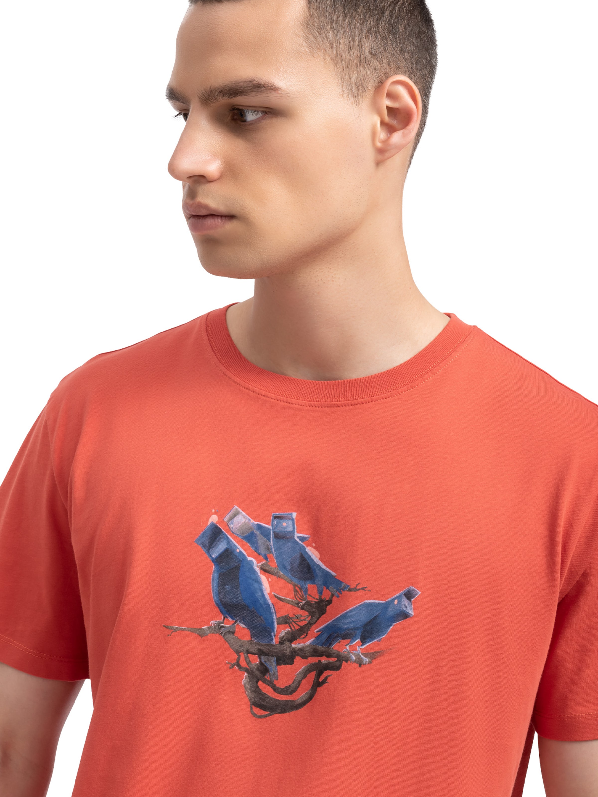 Kaft Shirt 'Octuo' in Oranje