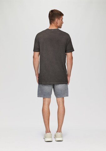 melns QS T-Krekls