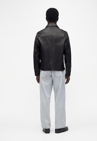 HUGO Between-season jacket 'Liro' in Black: back