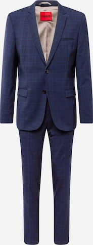 HUGO Slim fit Suit 'Arti/Hesten' in Blue: front