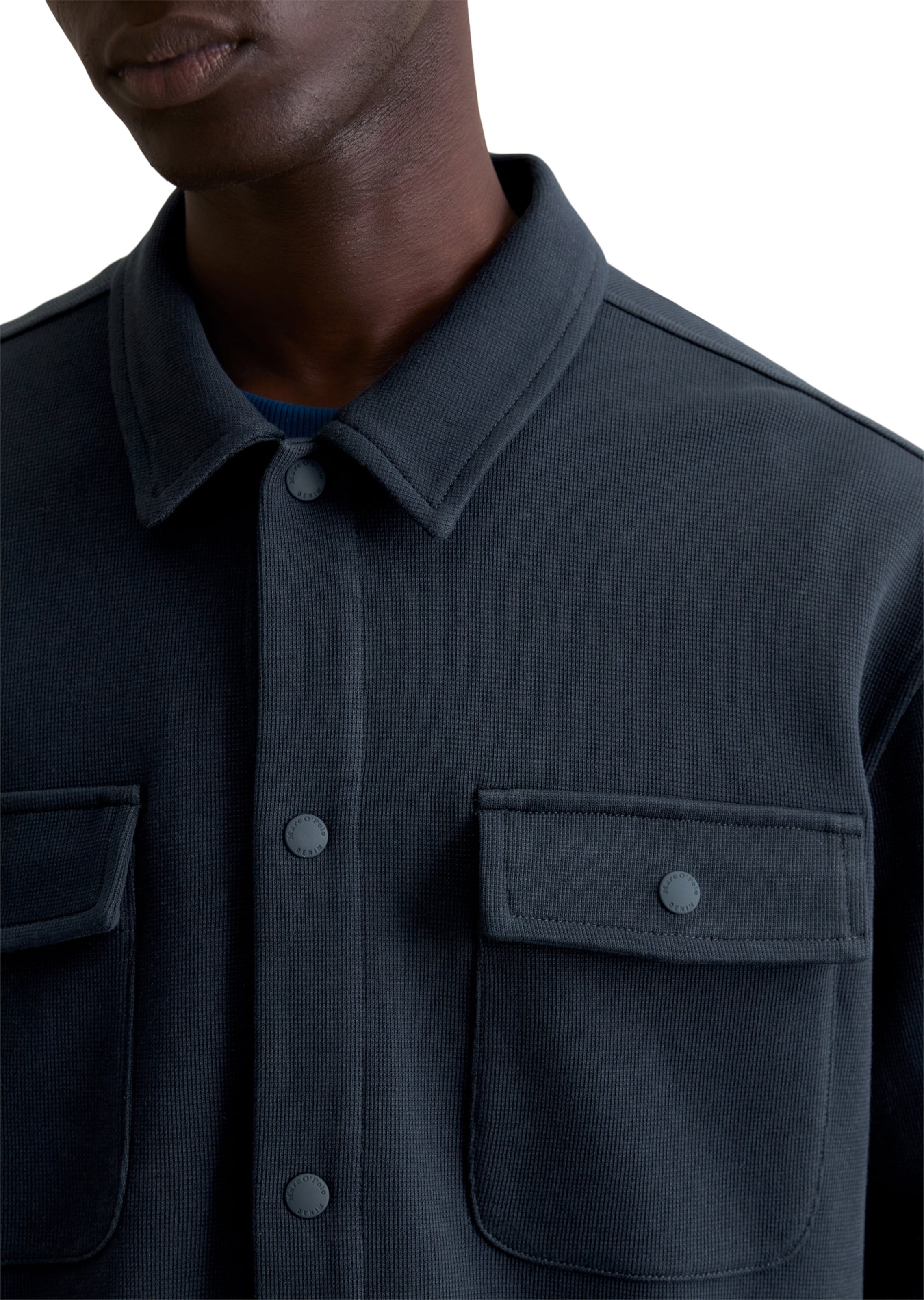 Marc O'Polo DENIM Sweatvest in Blauw