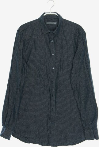 Angelo Litrico Button Up Shirt in S in Blue: front