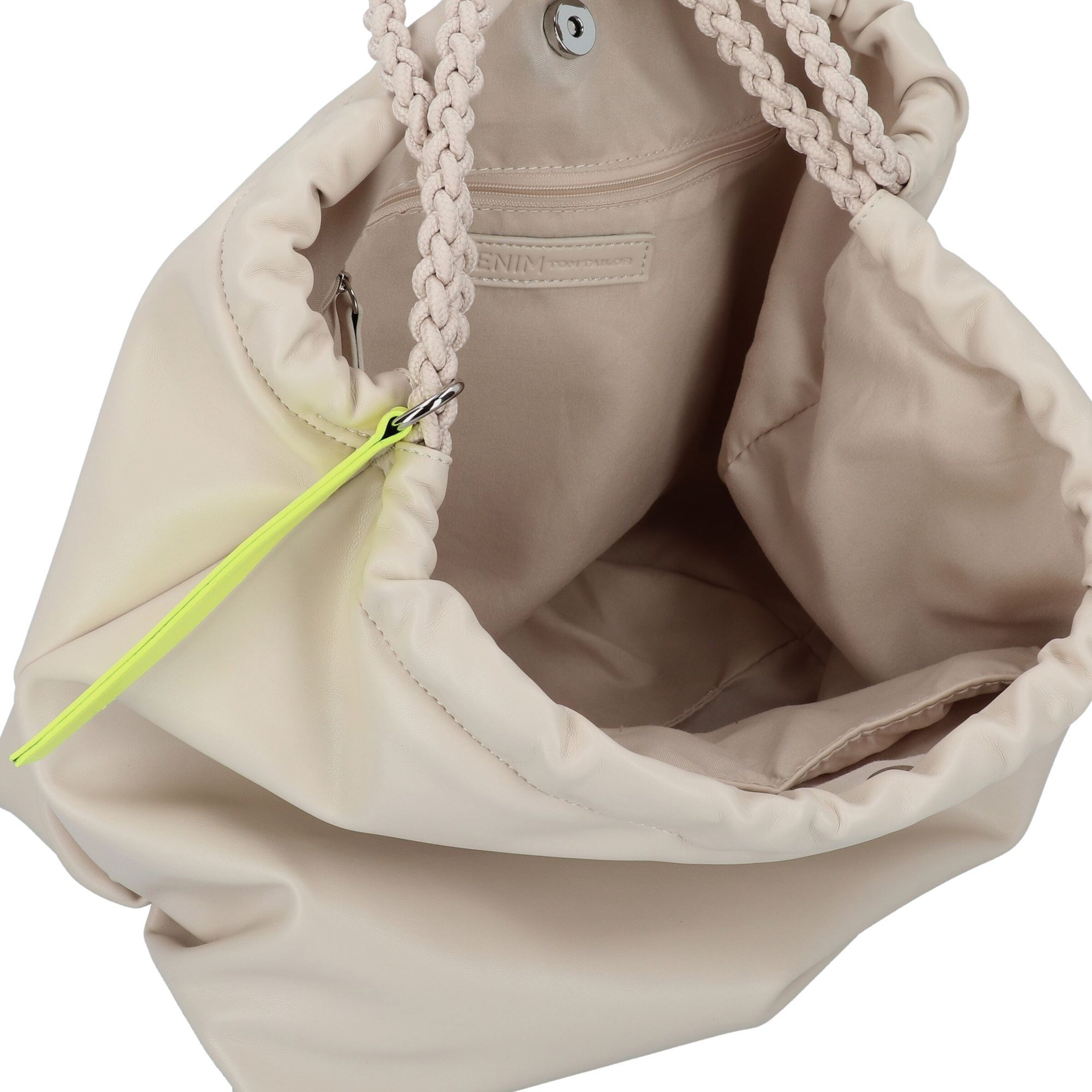 TOM TAILOR DENIM Schultertasche 'Tamy ' in Beige