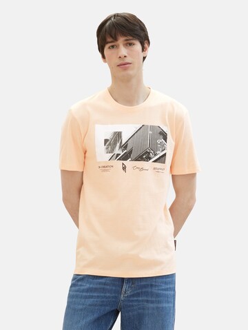 T-Shirt TOM TAILOR DENIM en orange