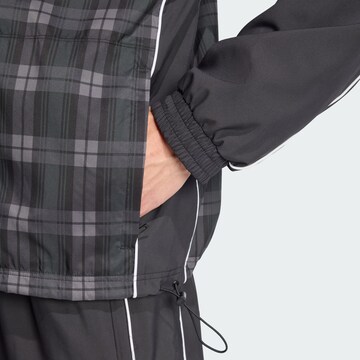 Veste mi-saison 'Tartan' ADIDAS ORIGINALS en noir