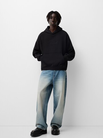 Sweat-shirt Bershka en noir