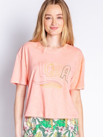 PJ Salvage Shirt ' Cozy' in Roze: voorkant