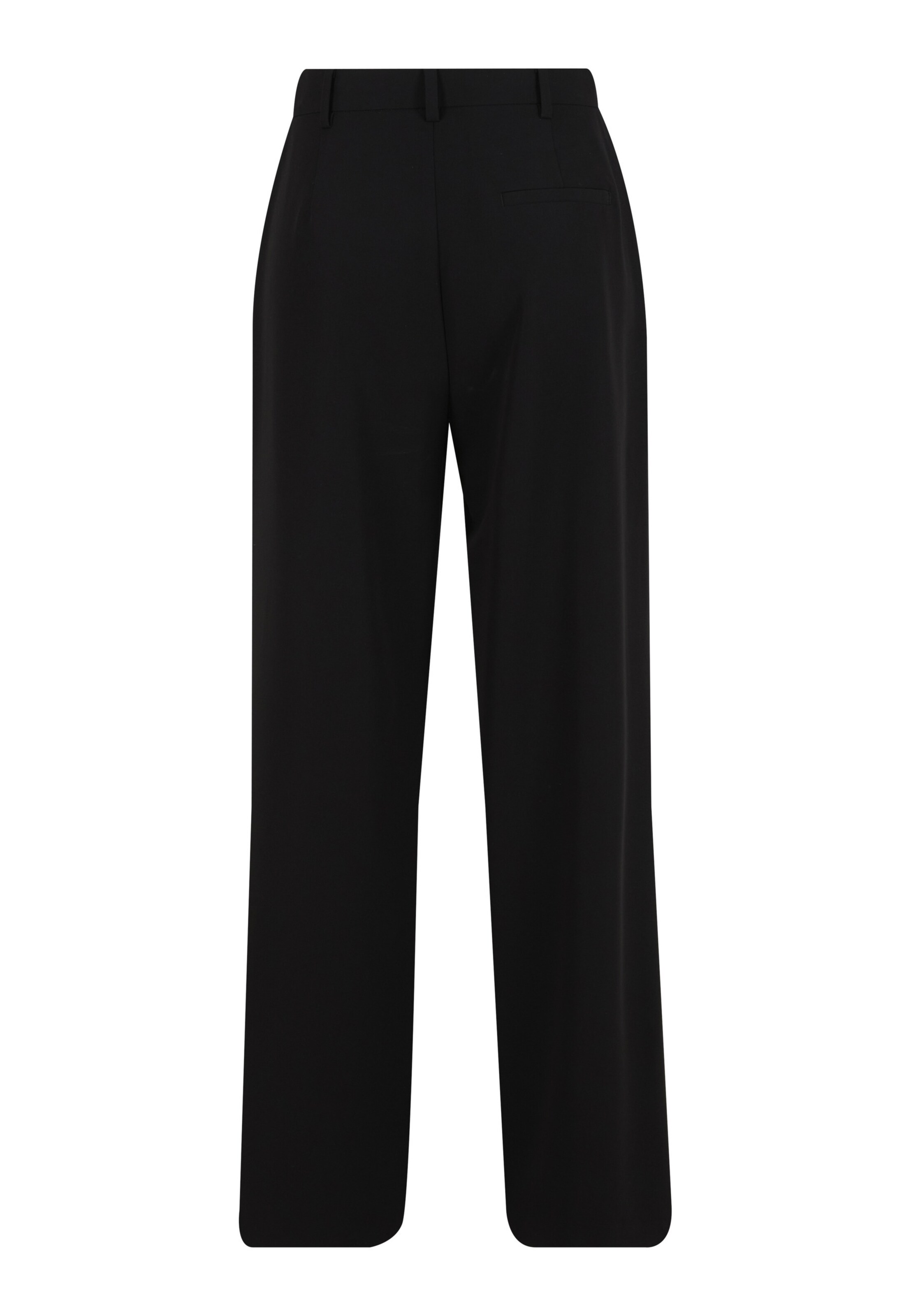 2Y Studios - Pierna ancha Pantalón plisado 'Talia' en negro