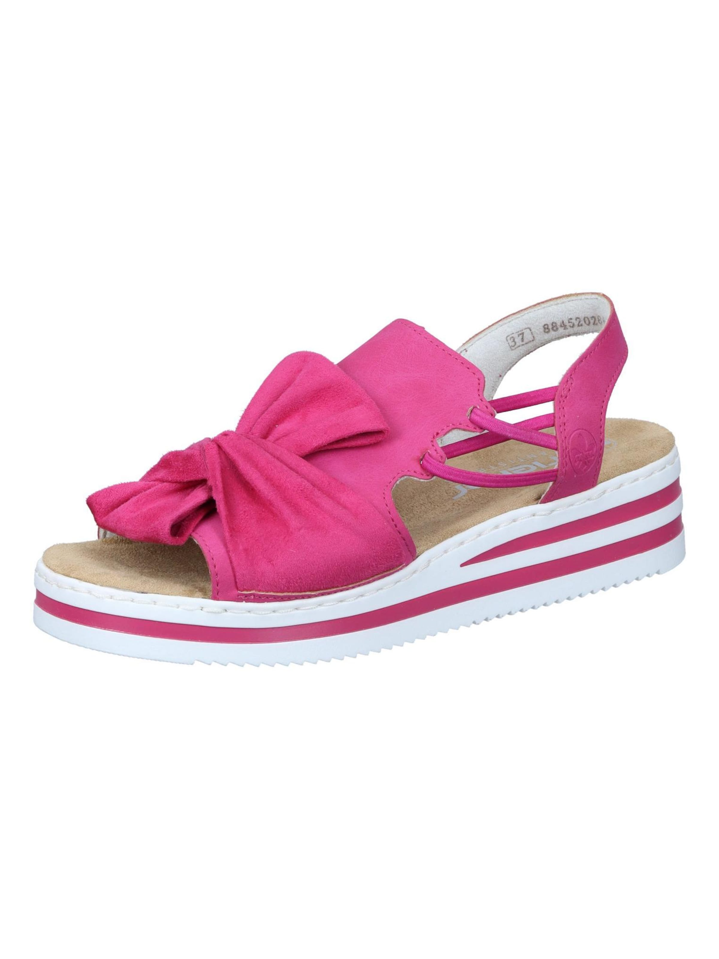 Rieker Sandals in Pink: front