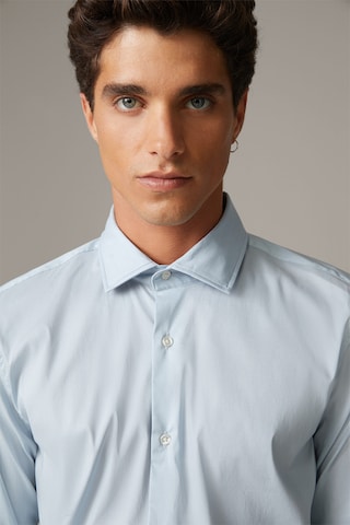 STRELLSON Slim fit Button Up Shirt 'Stan' in Blue