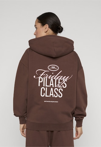 Giacca di felpa 'Sortelha' di Pegador in marrone: frontale