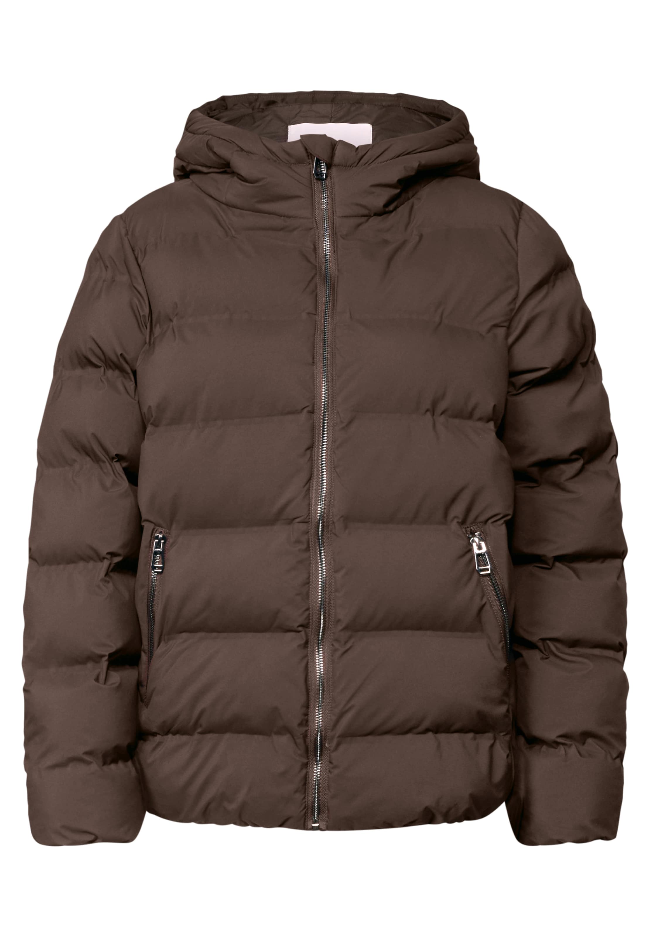 STREET ONE Winter Jacket in Brown: front