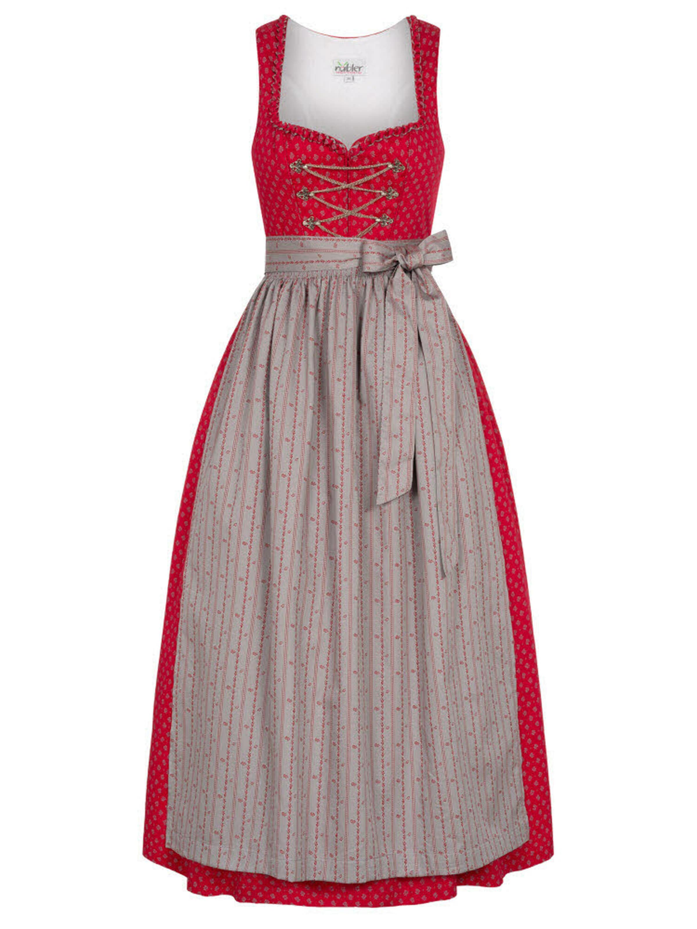 Trachtenhof Nübler Dirndl 'Dirndl lang Thea'‌‌‌‌‌‌‌‌‌‌ in Rot: Vorderseite