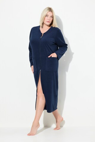 Ulla Popken Badjas lang  in Blauw