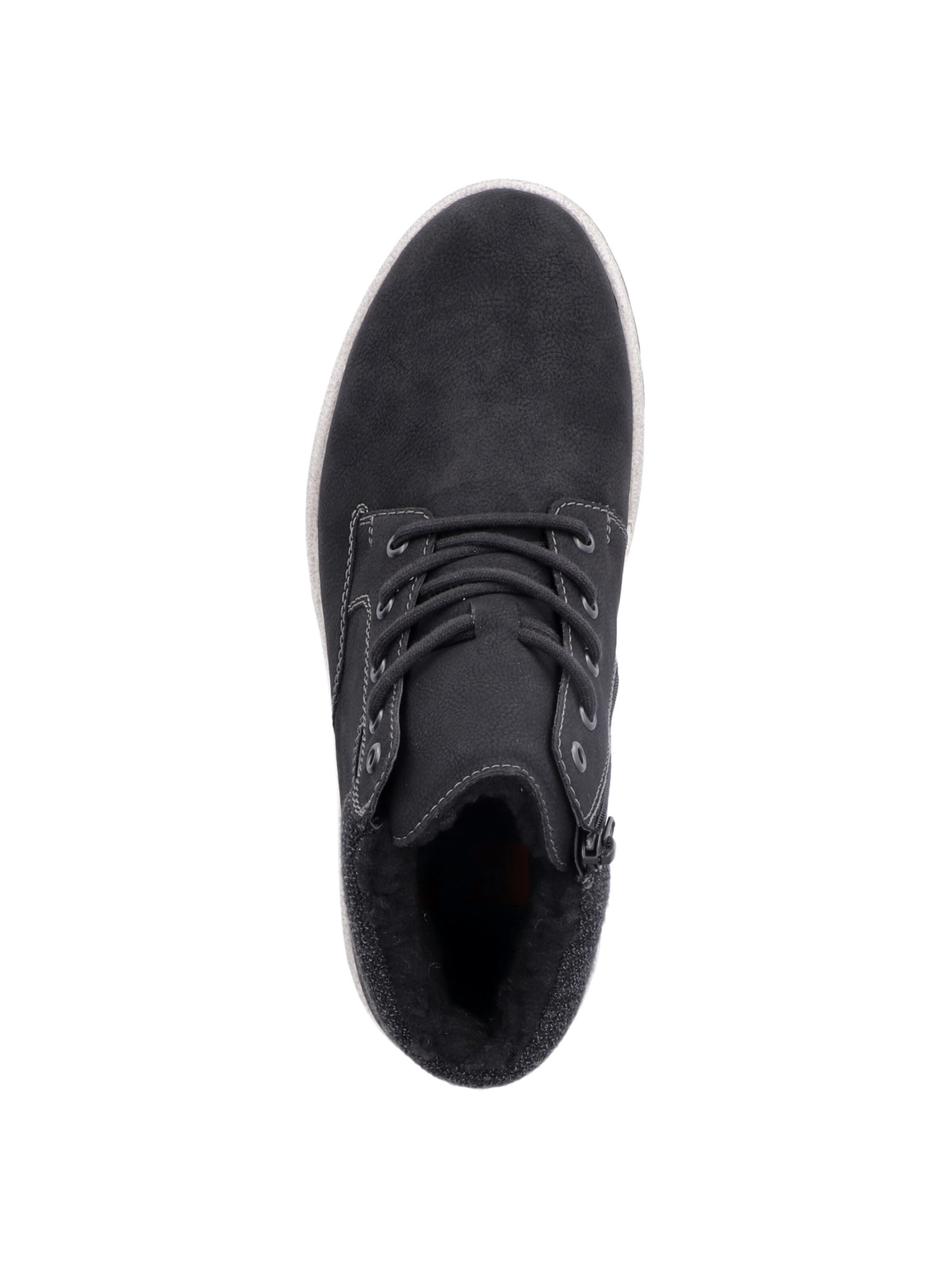 Bocanci cu șireturi de la Rieker pe negru