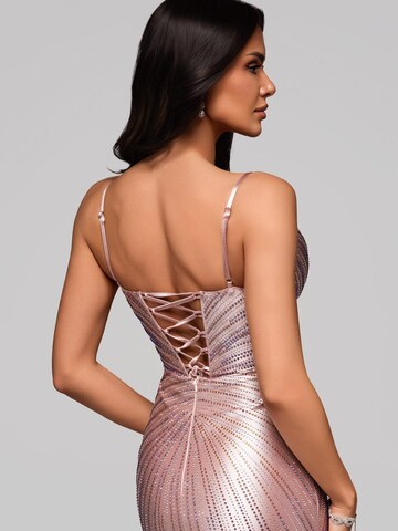 Ombre Evening dress in Gold