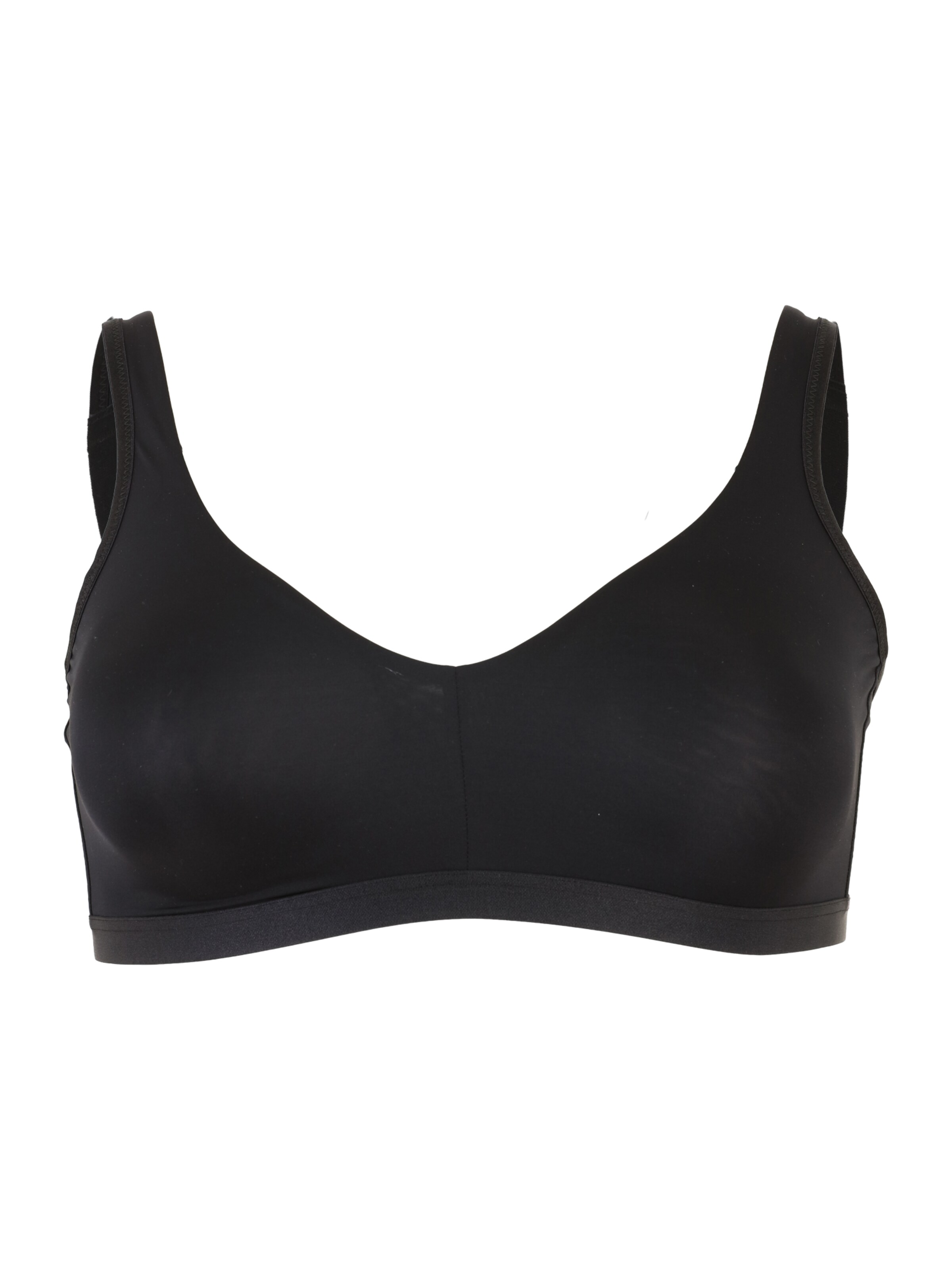 NATURANA T-Shirt Nedrček | črna barva: sprednja stran