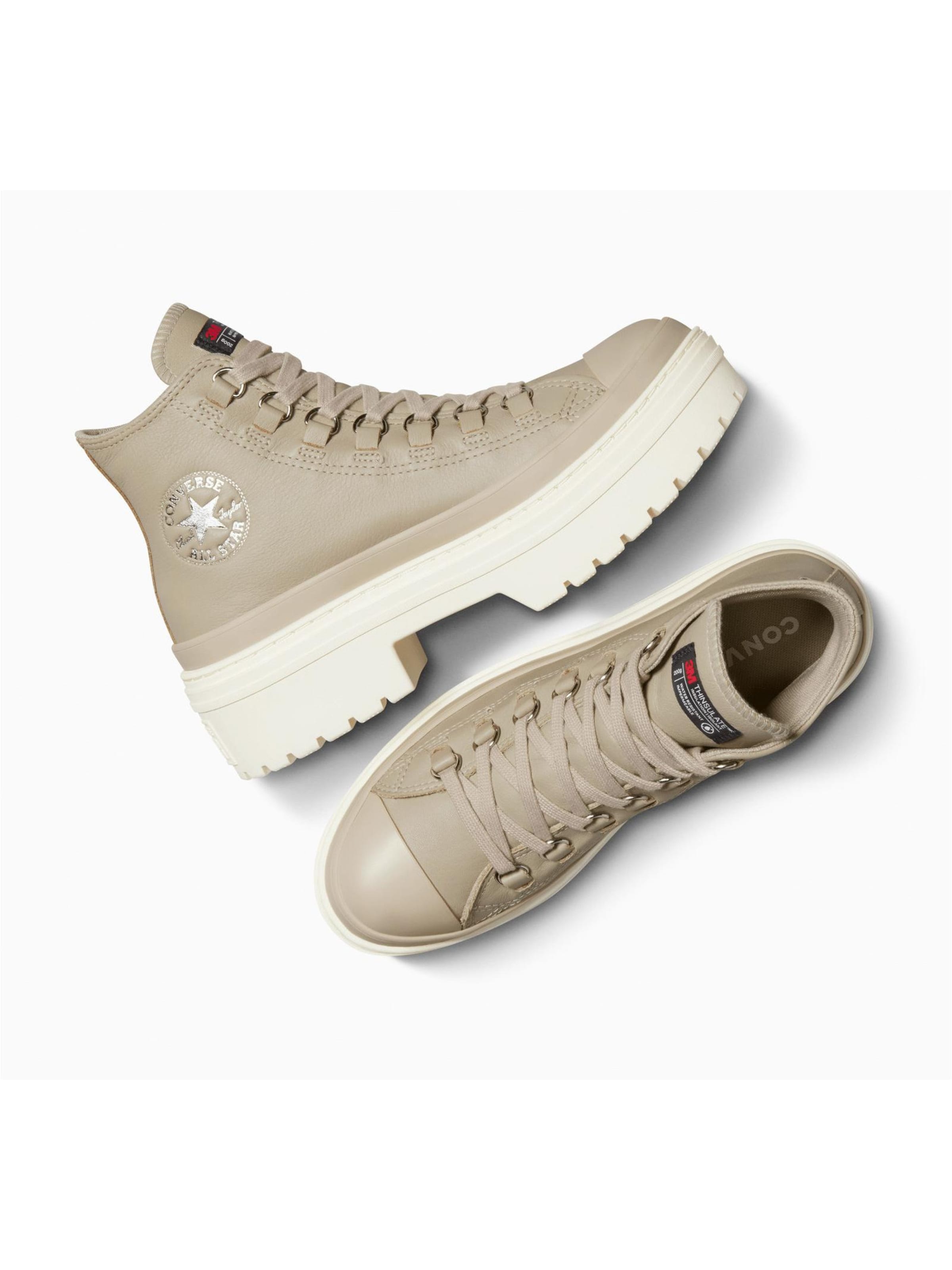 Scarpa sportiva 'Converse Chuck Taylor All Star Lugged Heel Platform Waterproof Leather' di CONVERSE in beige