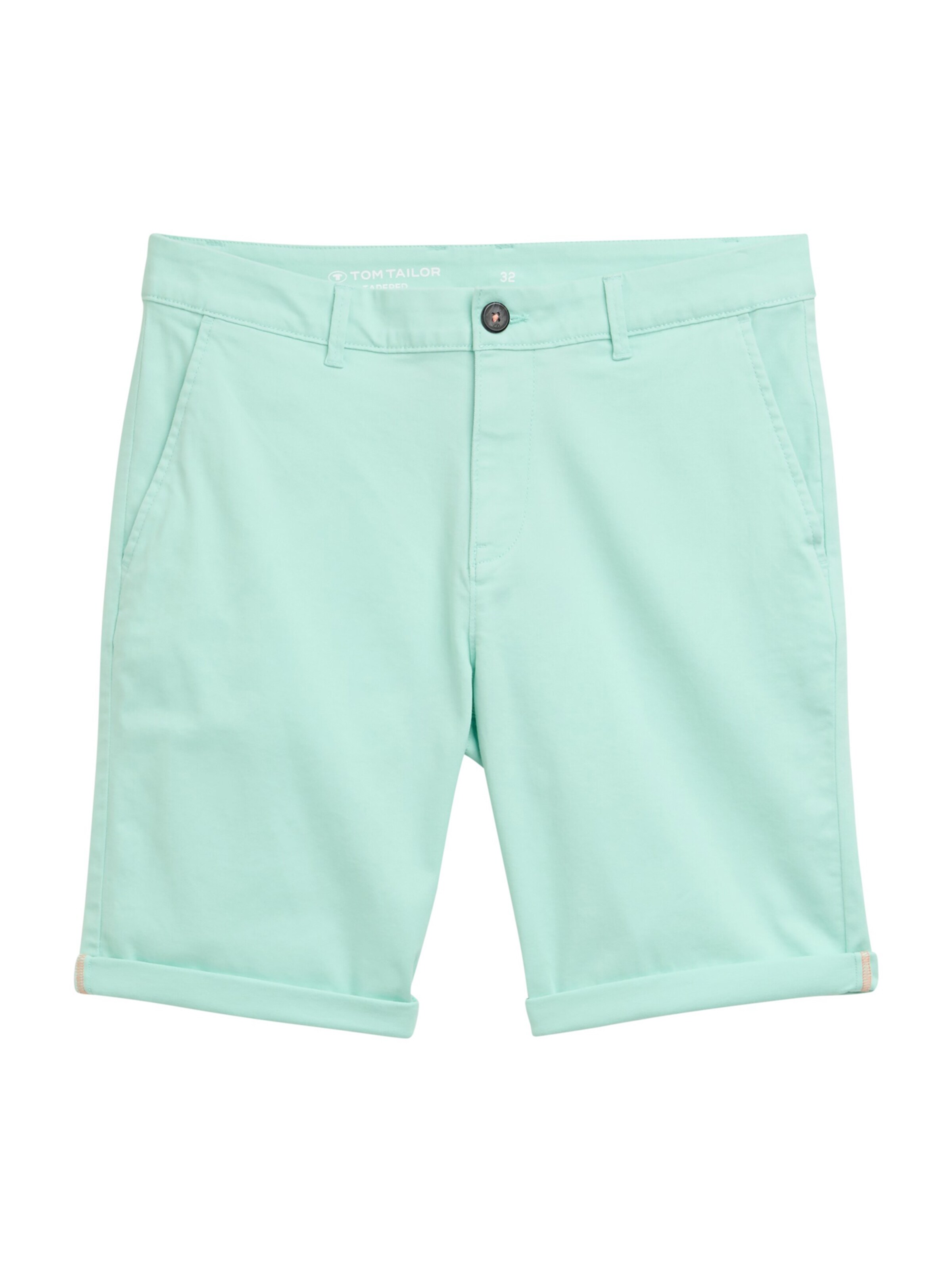 TOM TAILOR Chino in Groen: voorkant