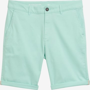 TOM TAILOR Chino trousers in Green: front