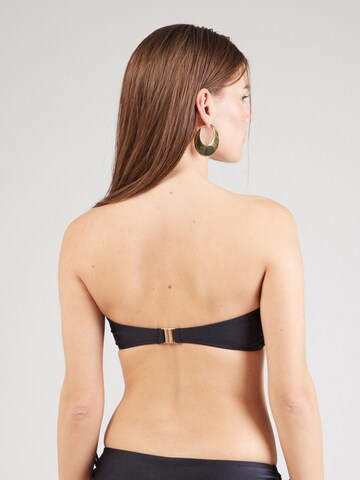Seafolly Bandeau Bikinitop in Schwarz