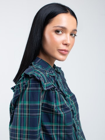 BIG STAR Blouse 'Frilo' in Blue