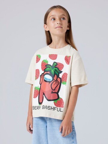 T-Shirt NAME IT en beige : devant
