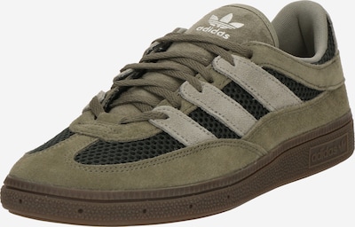 Sportbačiai be auliuko 'Handball Spezial' iš ADIDAS ORIGINALS, spalva – kremo / rusvai žalia / pastelinė žalia / tamsiai žalia, Prekių apžvalga