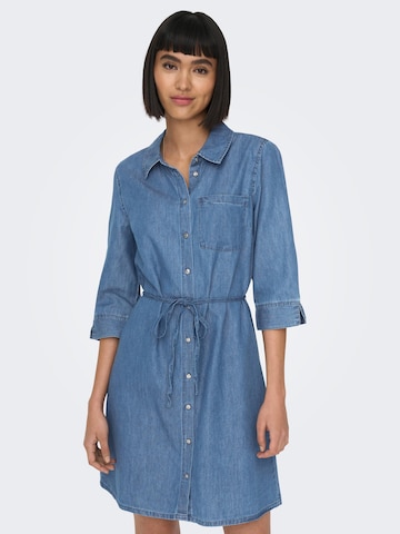 ONLY Shirt Dress 'Bea' in Blue