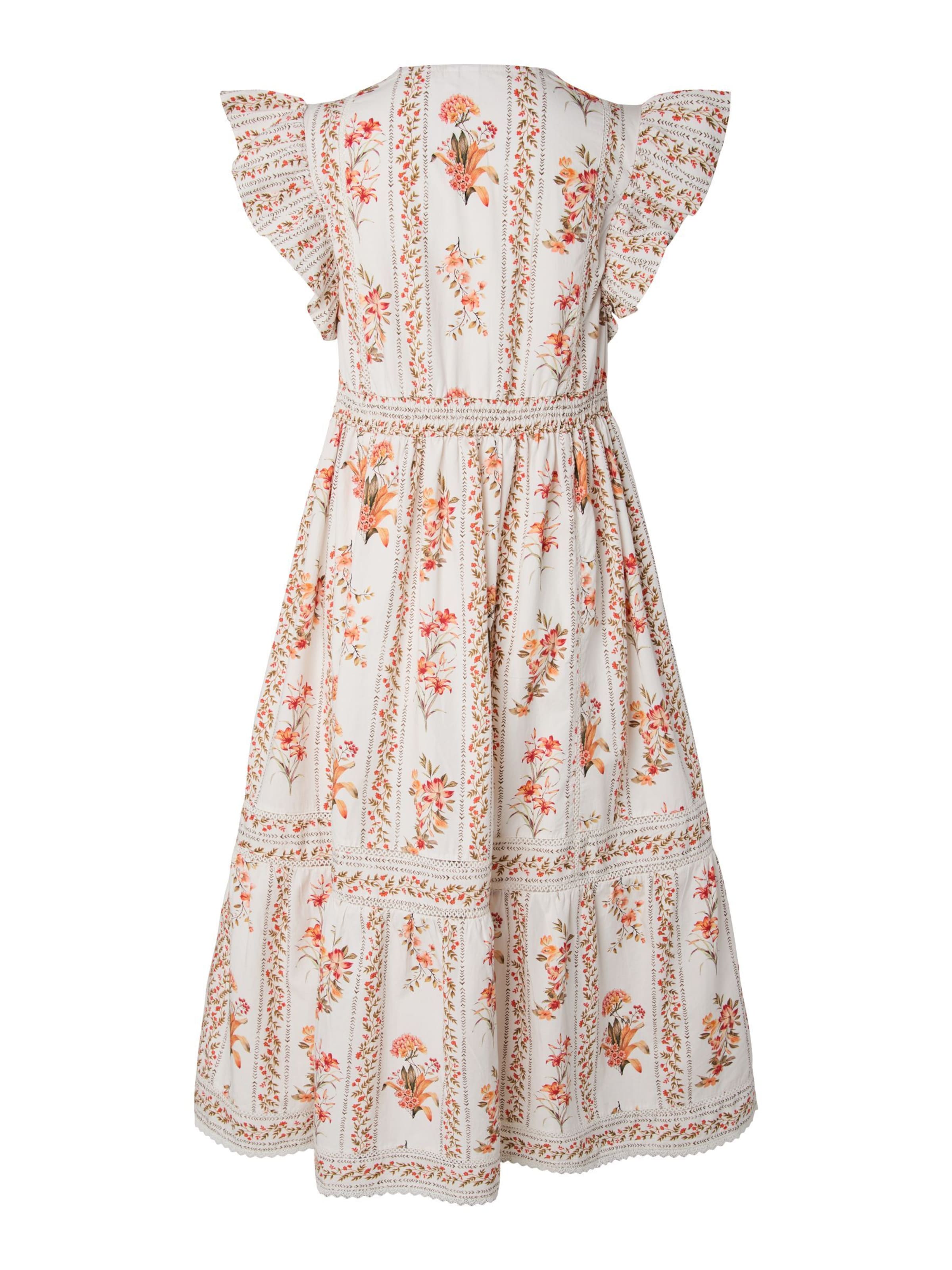 Robe 'FLORATINA' YAS en beige