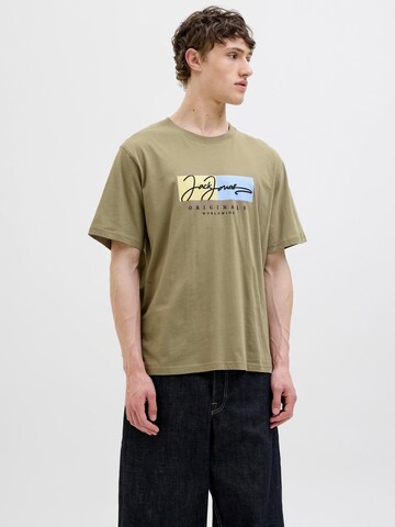 JACK & JONES Shirt 'JORFrederiksberg' in Groen: voorkant