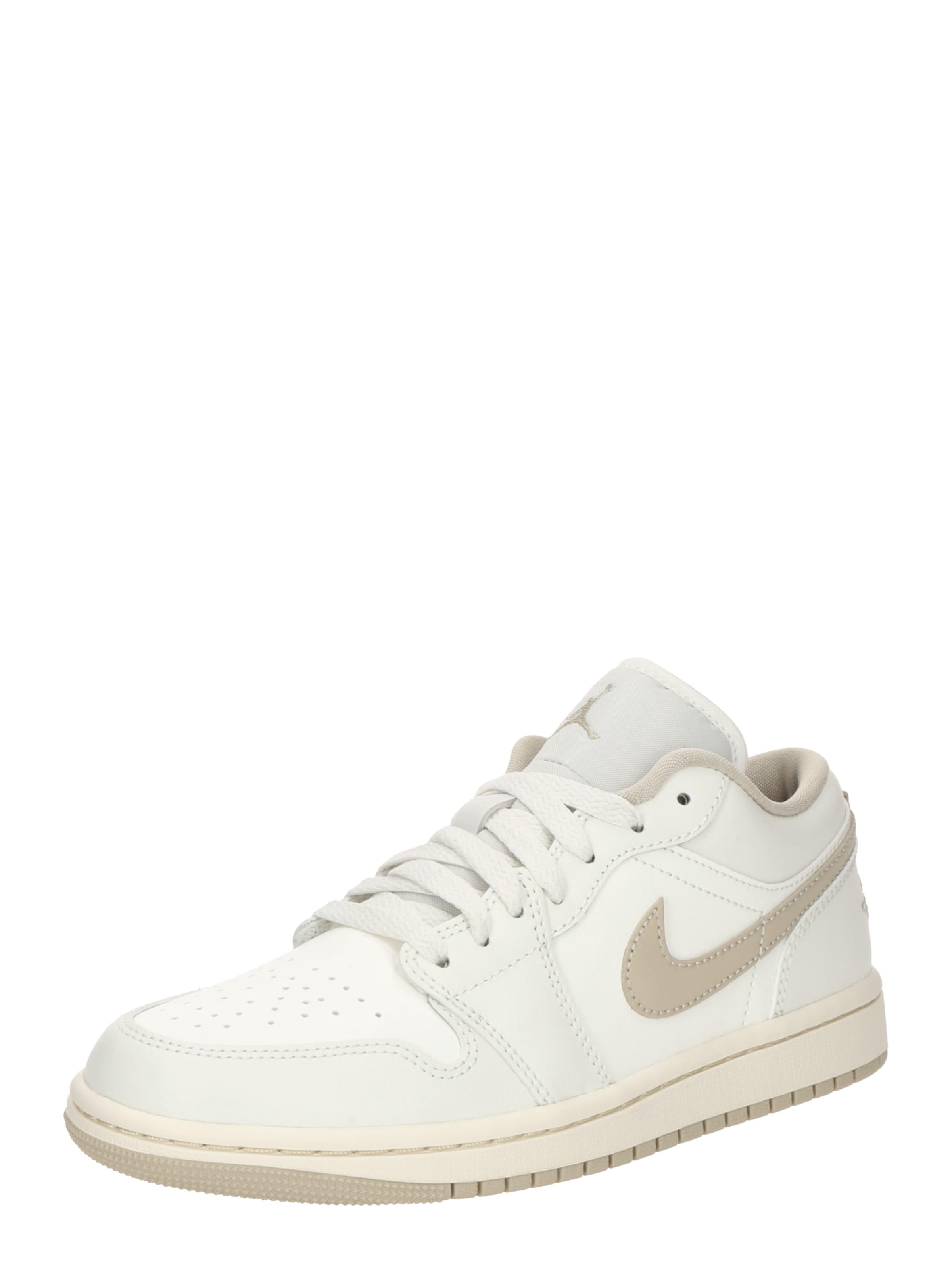 Jordan Низкие кроссовки 'Air Jordan 1' в Бежевый: спереди