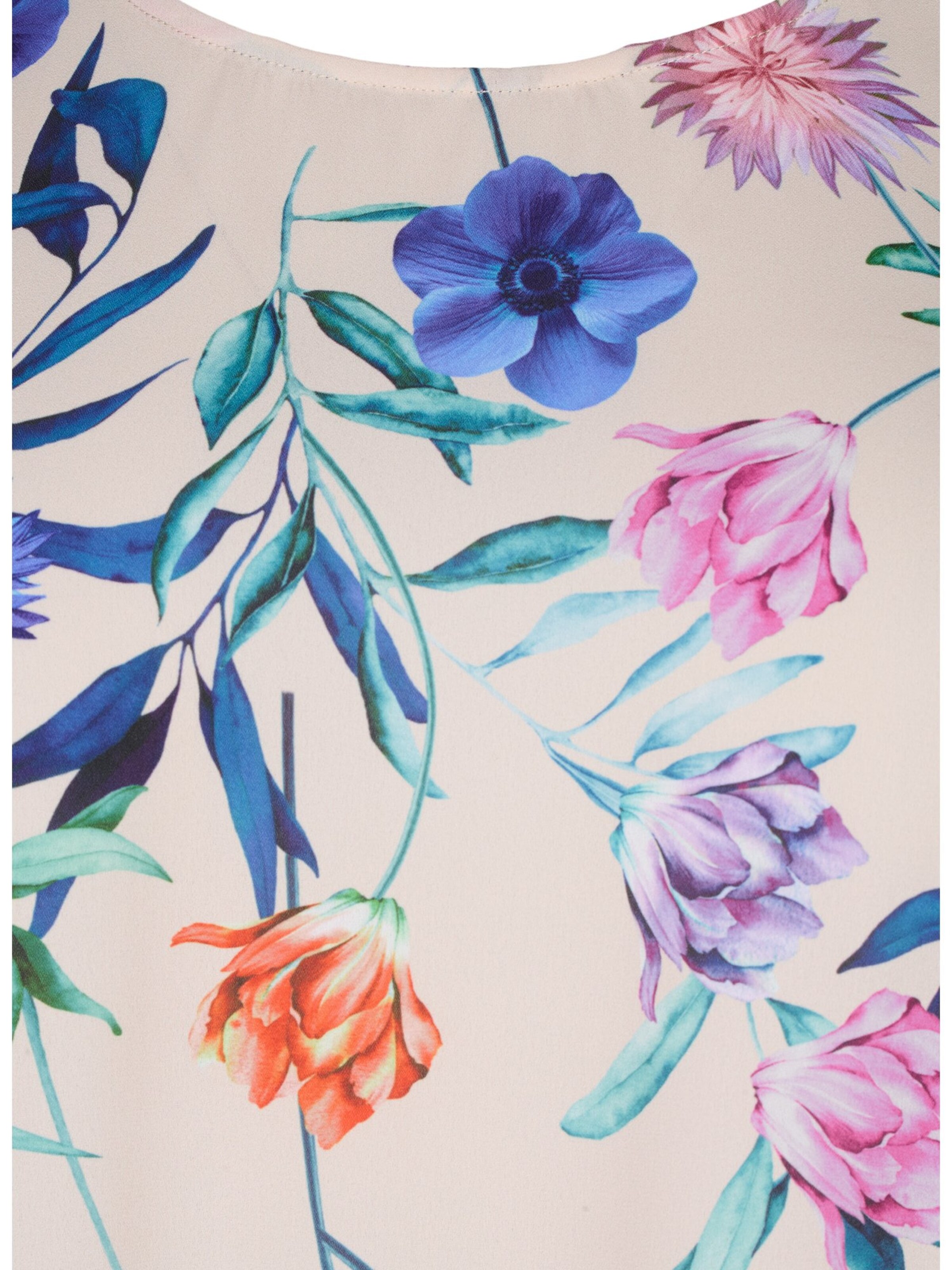 Zizzi Bluse 'MAEVE' in Beige