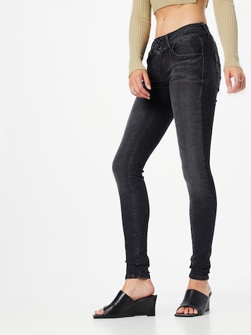 Skinny Jeans 'Julita X' di LTB in nero: frontale