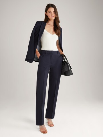 JOOP! Regular Trousers with creases in Blue