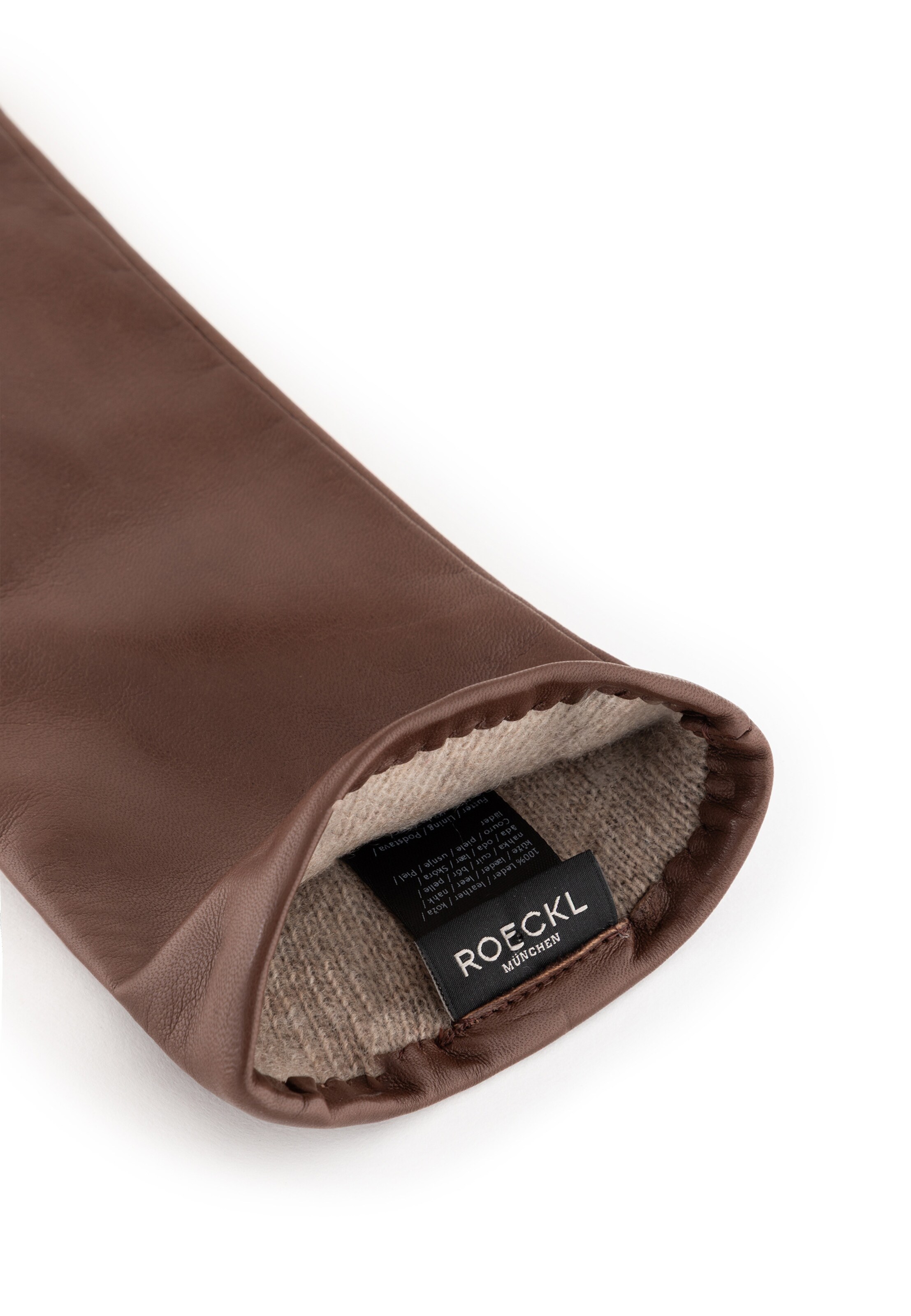 Roeckl Vingerhandschoenen 'Moskau' in Bruin
