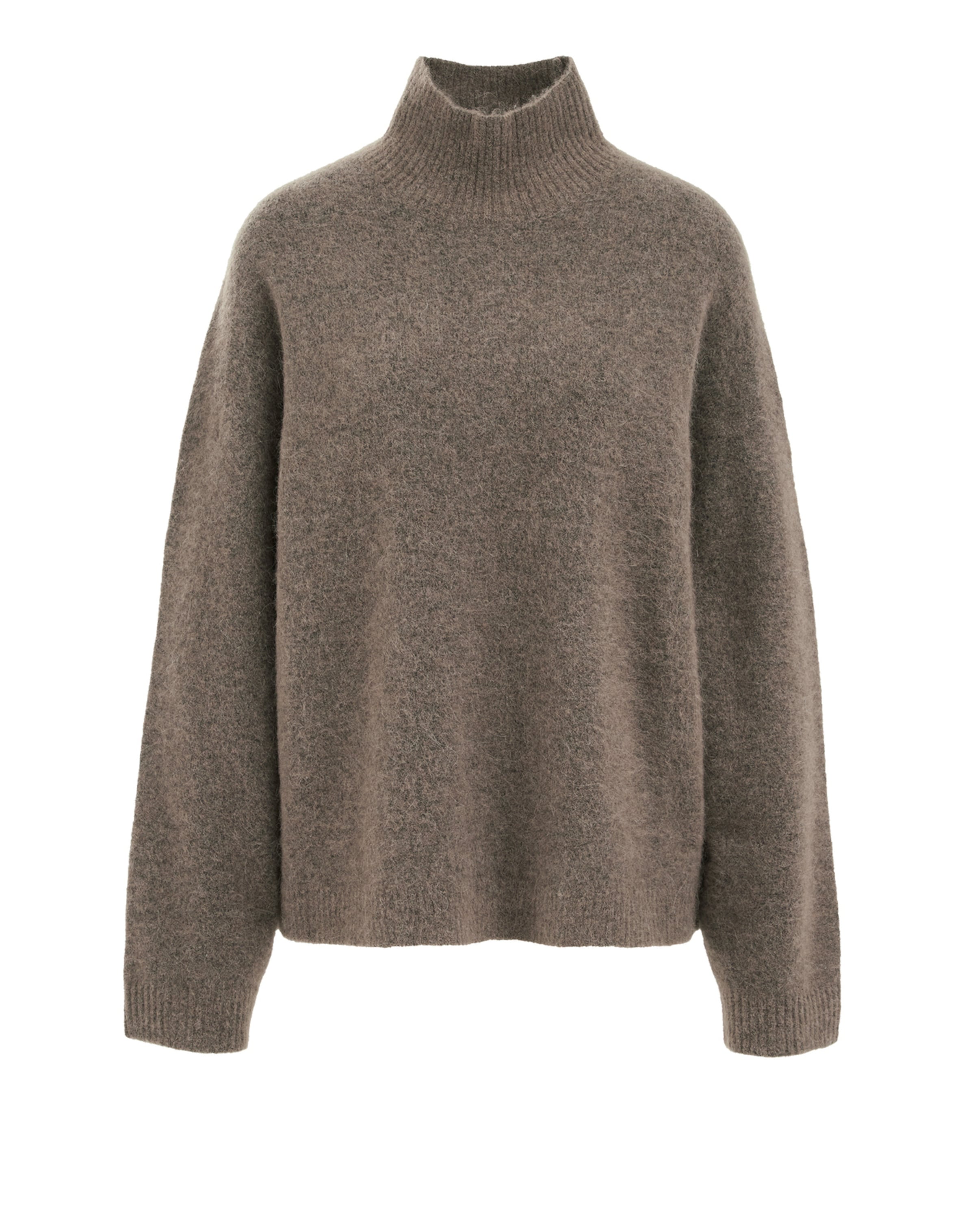 WE Fashion Sweater in Brown: front