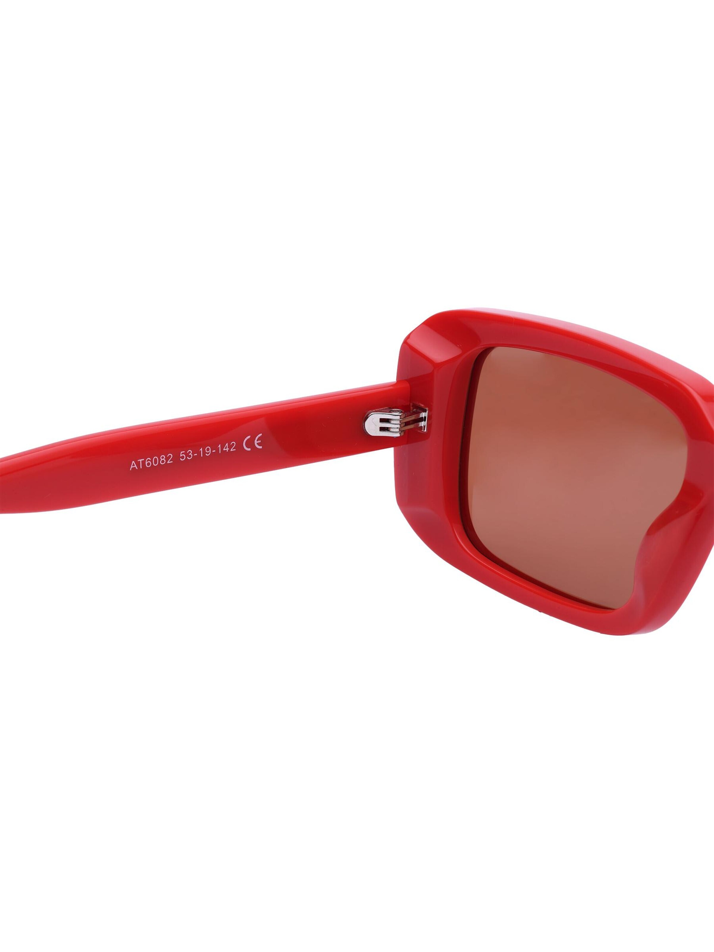 AVANT-GARDE PARIS - Óculos de sol 'Square Pherenike' em vermelho