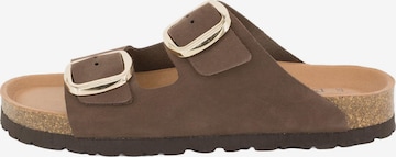 Piece Of Mind Pantolette 'Comfort' in Braun: Vorderseite