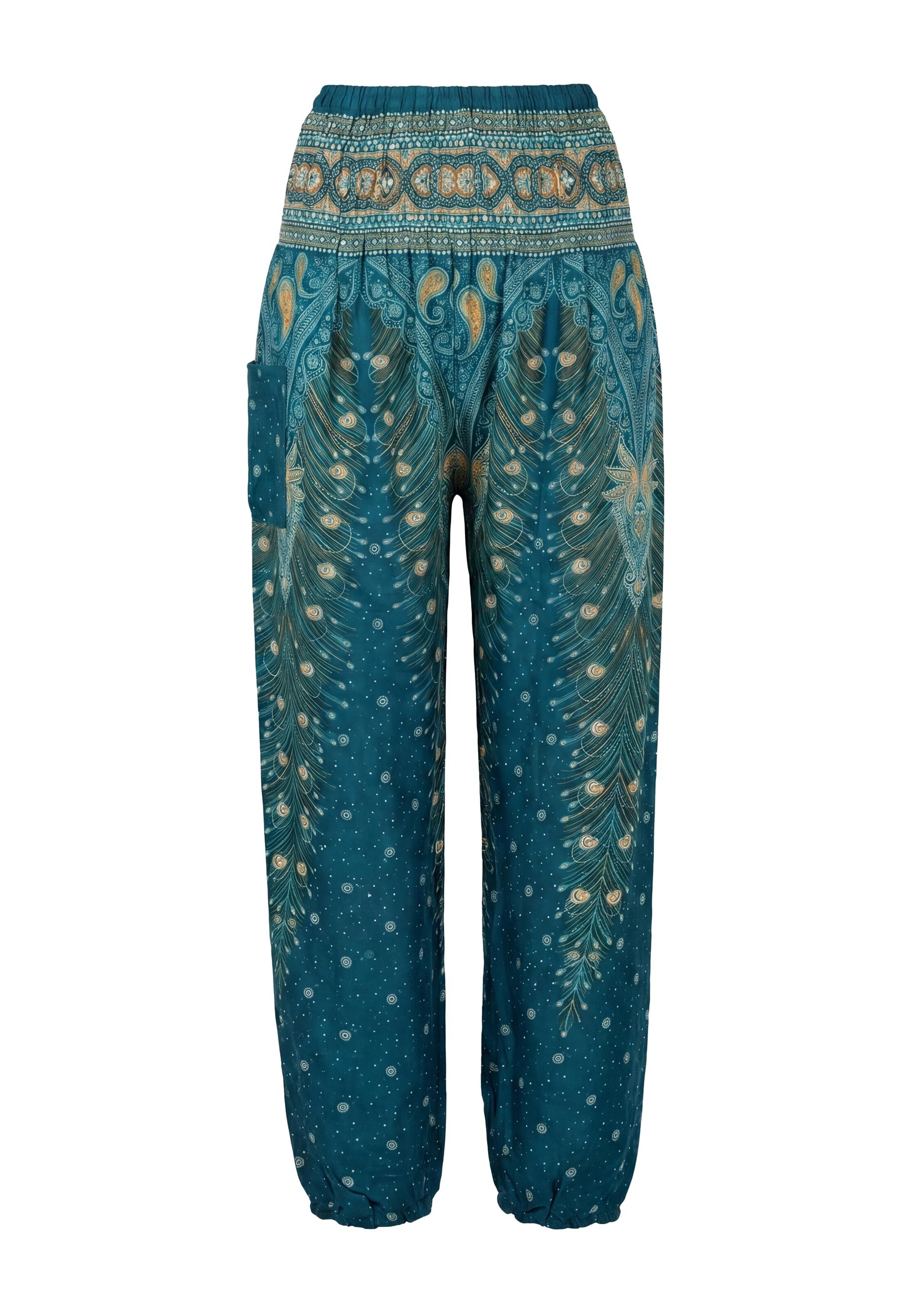 Paigh Regular Harem trousers in Blue: front