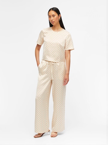 OBJECT Loose fit Trousers in Beige