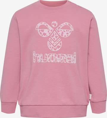 Hummel Athletic Sweatshirt in Pink: front