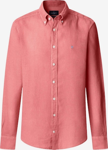 Regular fit Camicia 'Ess' di Hackett London in arancione: frontale