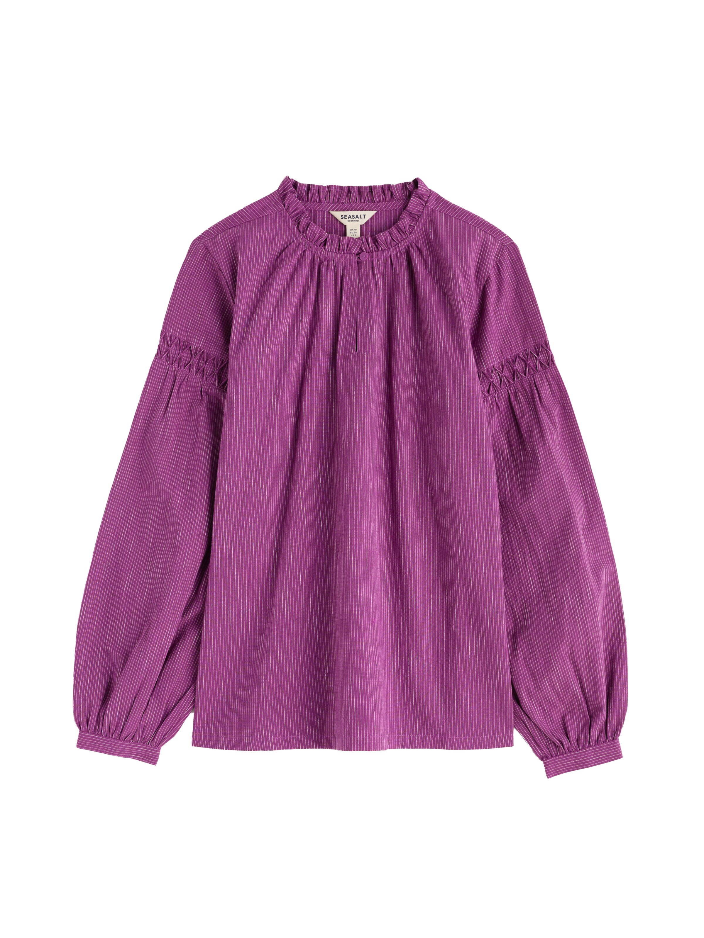 Seasalt Cornwall Halenka 'Gwel' – fialová: přední strana