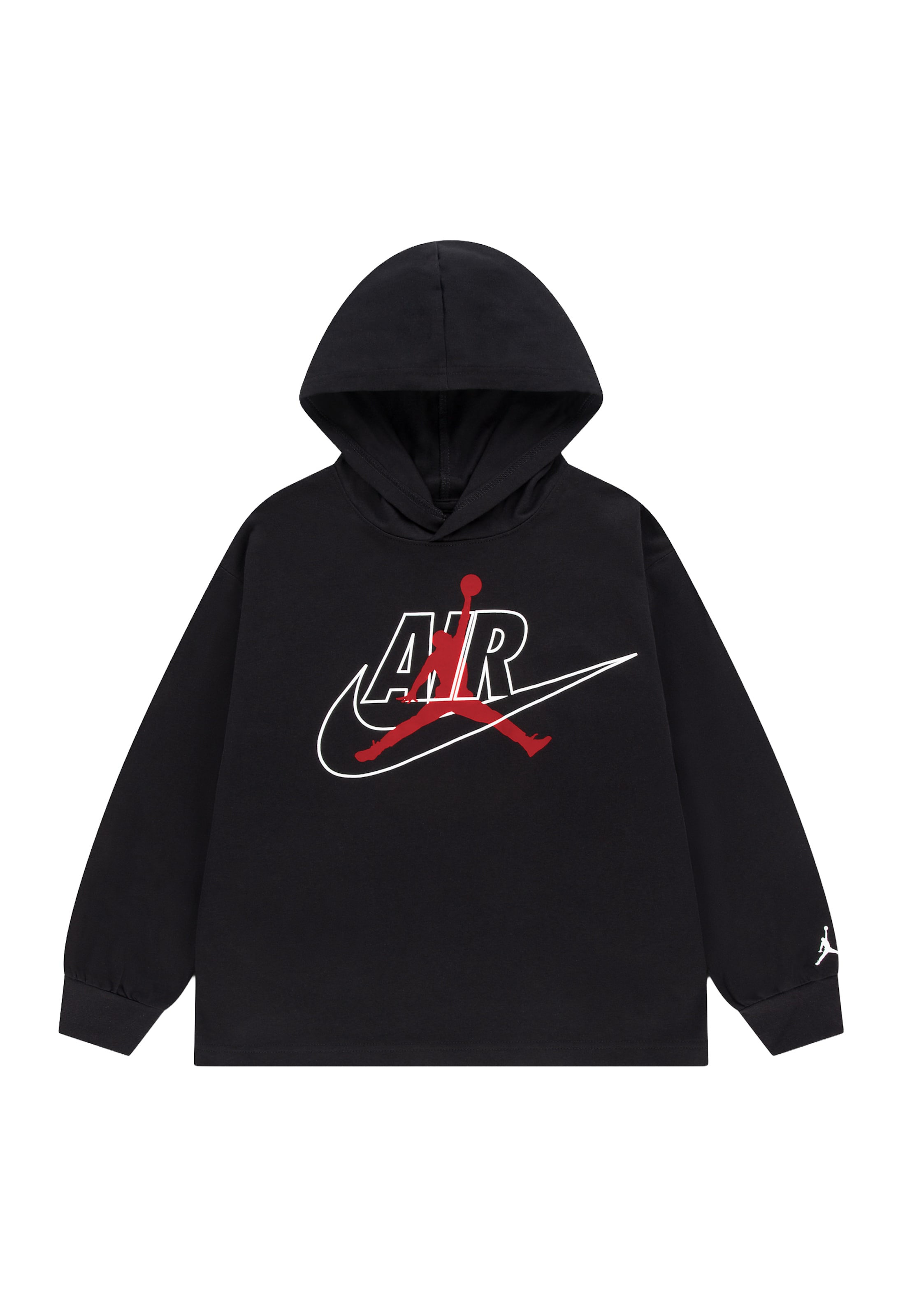 Jordan Sweatshirt 'AIR' in Schwarz: Vorderseite