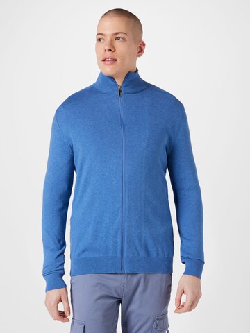 SELECTED HOMME - Ajuste regular Cárdigan en azul: frente