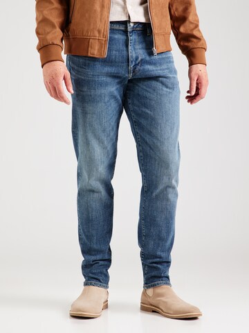 SELECTED HOMME Slimfit Kavbojke 'SLH175- LEON' | modra barva: sprednja stran
