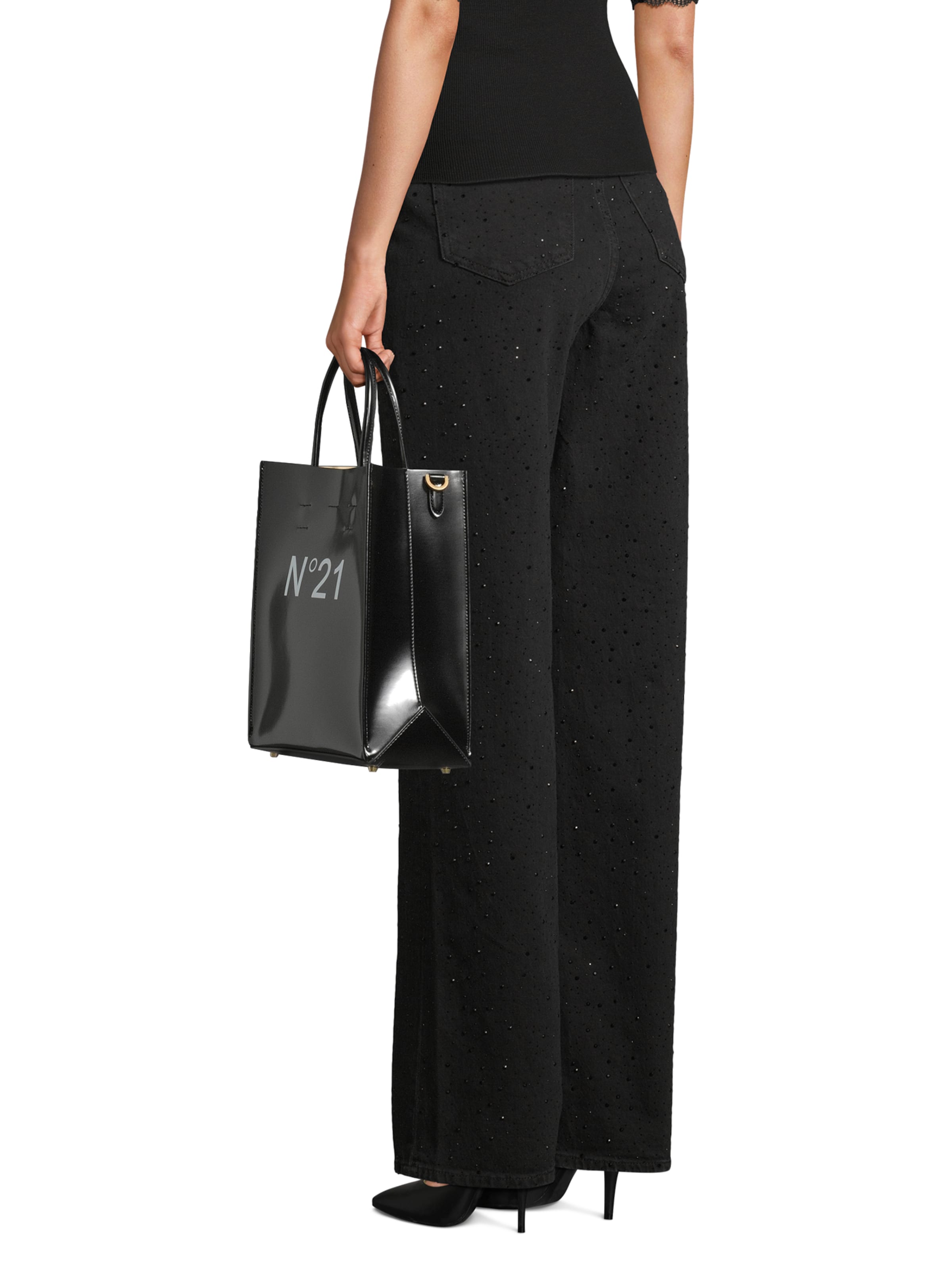 N°21 Μεγάλη τσάντα σε μαύρο