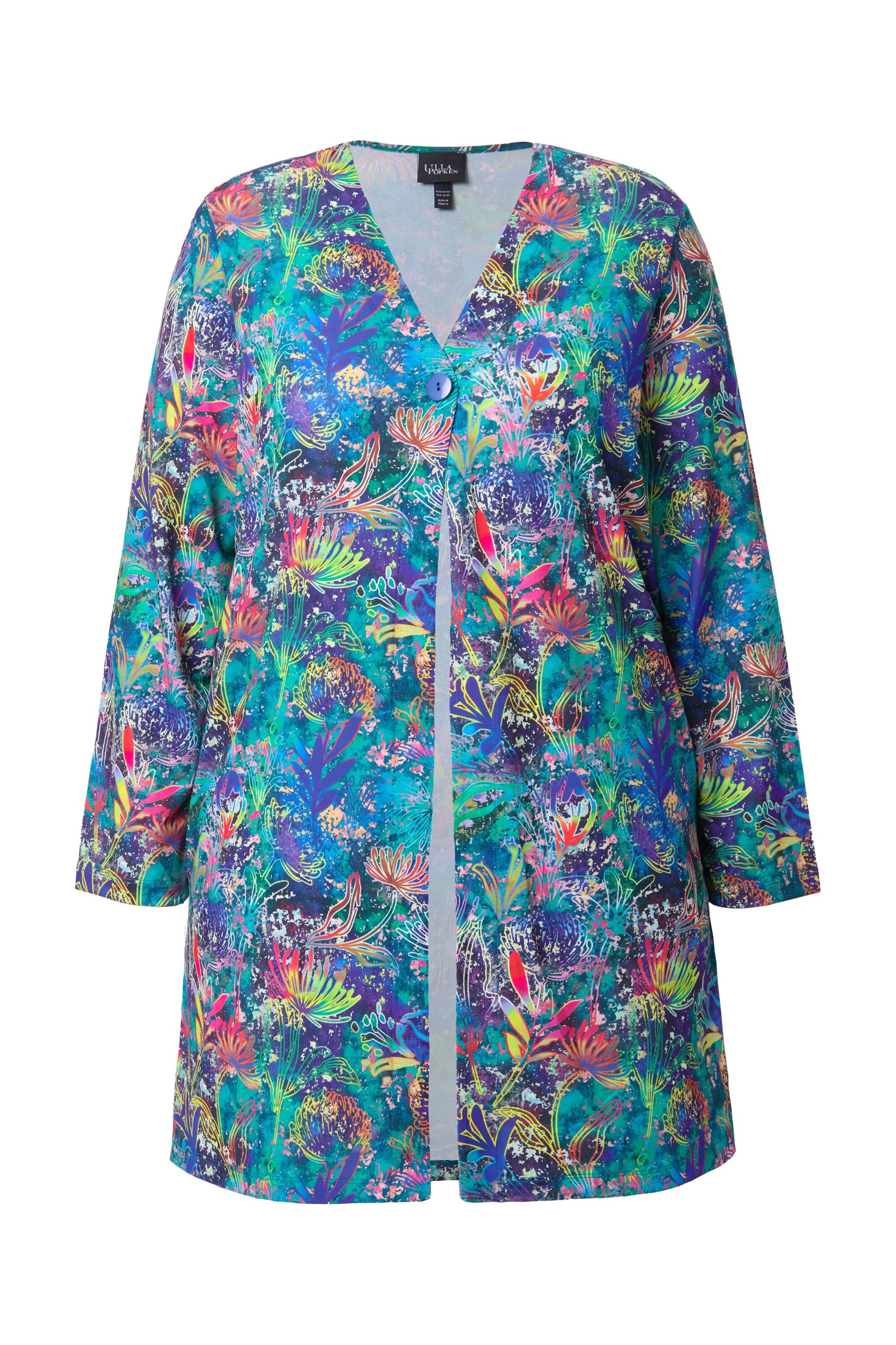 Ulla Popken Longshirt in Mischfarben: Vorderseite