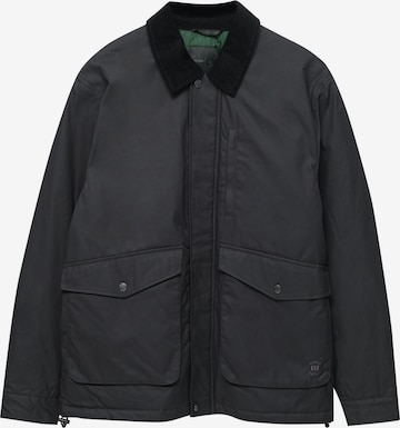 Veste mi-saison Pull&Bear en noir : devant